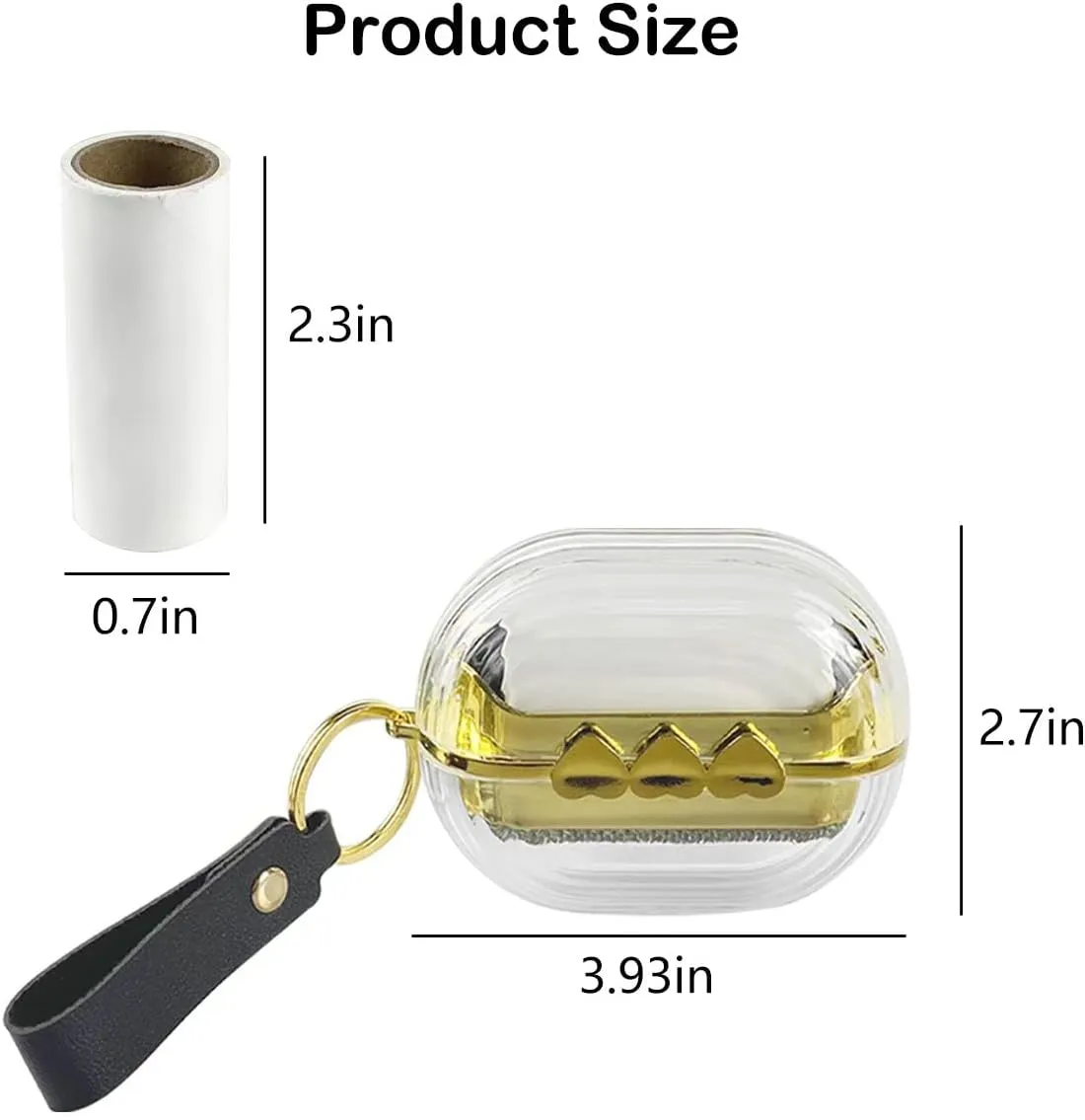 2 Pack Travel Portable Lint Roller Set,Pet Lint Roller Extra Sticky Comes with 6 Rolls of Replacement Rollers,Double-Sided Lint Remover for Garment Bag Dust Lint(Grey Green)