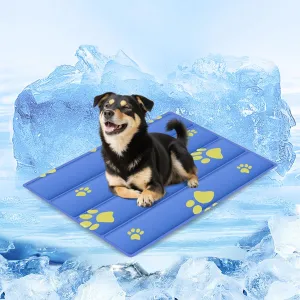 2025 Pet Cooling Mat for Dogs - 23.6"x17.7" Large Dog Cool Pad, Non-Slip Kennel Bed Mats for Summer, Washable Cooling Pet Mat for Cats/Dogs