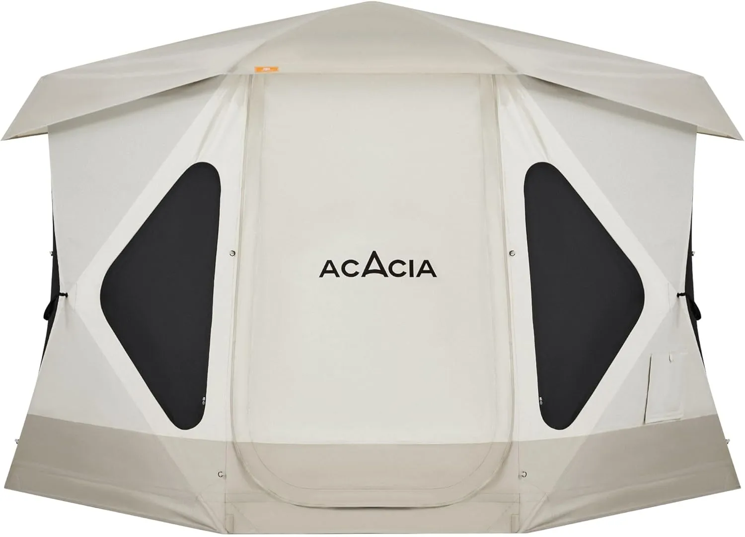 ACACIA Camping Tent, Pop Up Camping Tent with 8 Windows and Footprint, Waterproof Windproof Easy Setup Hub Tent for Family Camping, Hiking and Glamping