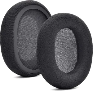 Arctis 3/5 / 7/9 Replacement Black Fabric Ear Pads Cushion Compatible with SteelSeries Arctis 3 / Arctis 5 / Arctis 7 Arctis 9 / Arctis 1 / Arctis pro Lossless Wireless Gaming Headset Headphone