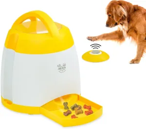 Arf Pets Dog Treat Dispenser with Remote Button  Dog Memory Training Activity Toy  Treat While Train, Promotes Exercise by Rewards, Improves Memory & Positive Training for A Healthier & Happier Pet