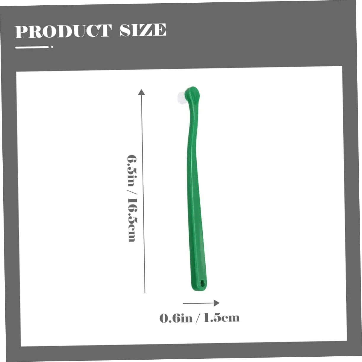 BESPORTBLE Pet Teeth Cleaning Brush Plastic Cat Toothbrush Simple Elegant Design Pet Supplies