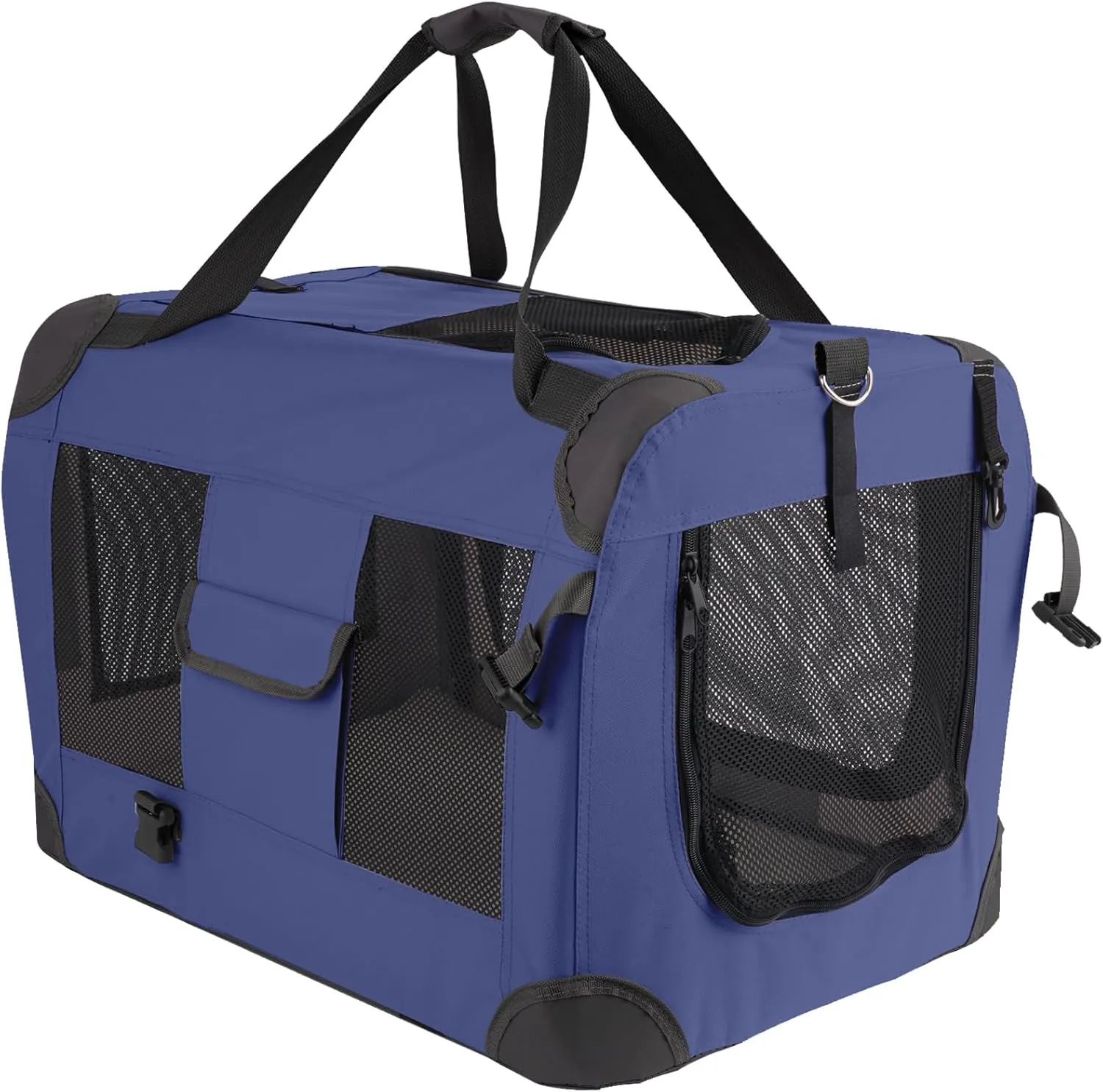 Cat Carrier Pet Carrier Bag Dog Crate 20"x 13"x 13"Portable Collapsible with Soft Warm Blanket/Bowl for Puppy Up to 10 lbs Sturdy Transport Carrier Long Trips/Traveling/Indoor/Outdoor