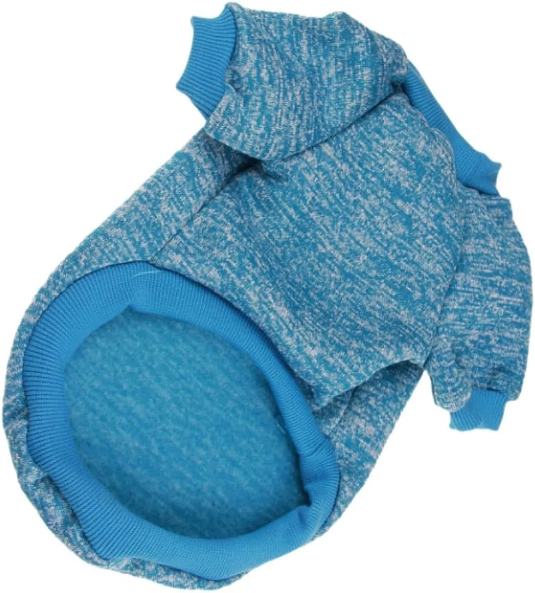 Dog Sweaters for Small/Medium/Large Dogs Stylish Cat Sweater Warm Pet Apparel for Spring/Fall/Winter(Blue, L)