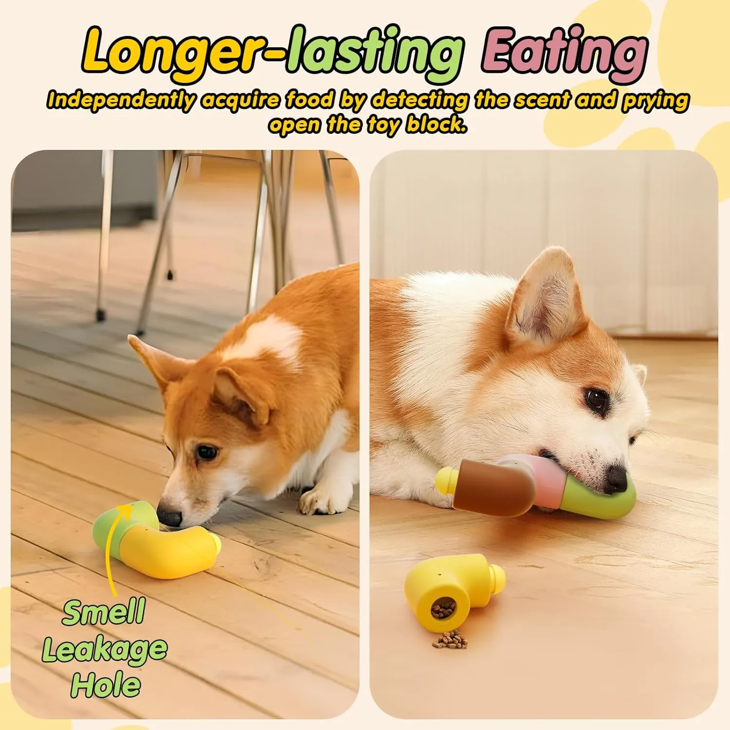HETOO Dog Puzzle Enrichment Toys for Large Dogs: Aggressive Chewers Smart Dog Toy Interactive Mentally Stimulating Treat Toys to Keep Them Busy- Food Dispenser Toys for Medium Dogs- 4 Pack