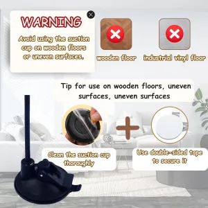 Interactive Cat Toy with 5 Replacement Feather Toys, Self-Holding Suction Base, Indoor Automatic Toy to Promote Exercise and Reduce Stress.