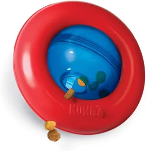 KONG Gyro - Interactive Dog Toy for Treat Dispensing - Dog Slow Feeder for Healthy Eating - for Small Dogs