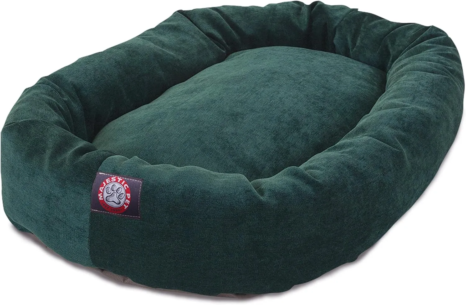Majestic Pet Villa 52 Inch Shredded Memory Foam Dog Bed for X-Large Sized Dogs 52x35x11 InchOrthopedic Dog Bed with Removable Washable Cover-Washable X-Large Pet Bed with Head Support-Marine