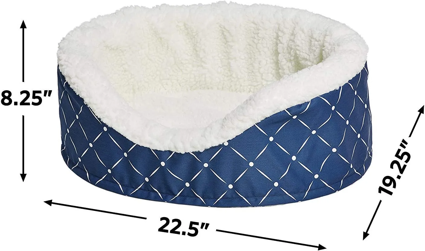 MidWest Homes for Pets CU25BLD Couture Orthopedic Cradle Pet Bed for Dogs & Cats, Small