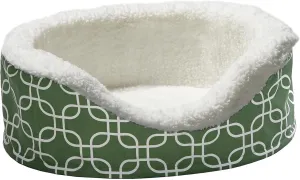 MidWest Homes for Pets Orthoperdic Egg-Crate Nesting Pet Bed w/Teflon Fabric Protector, XS Green