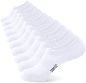 No Show Socks Womens Low Cut Non Slip Athletic Cotton Invisible Women Sock 5 Pairs