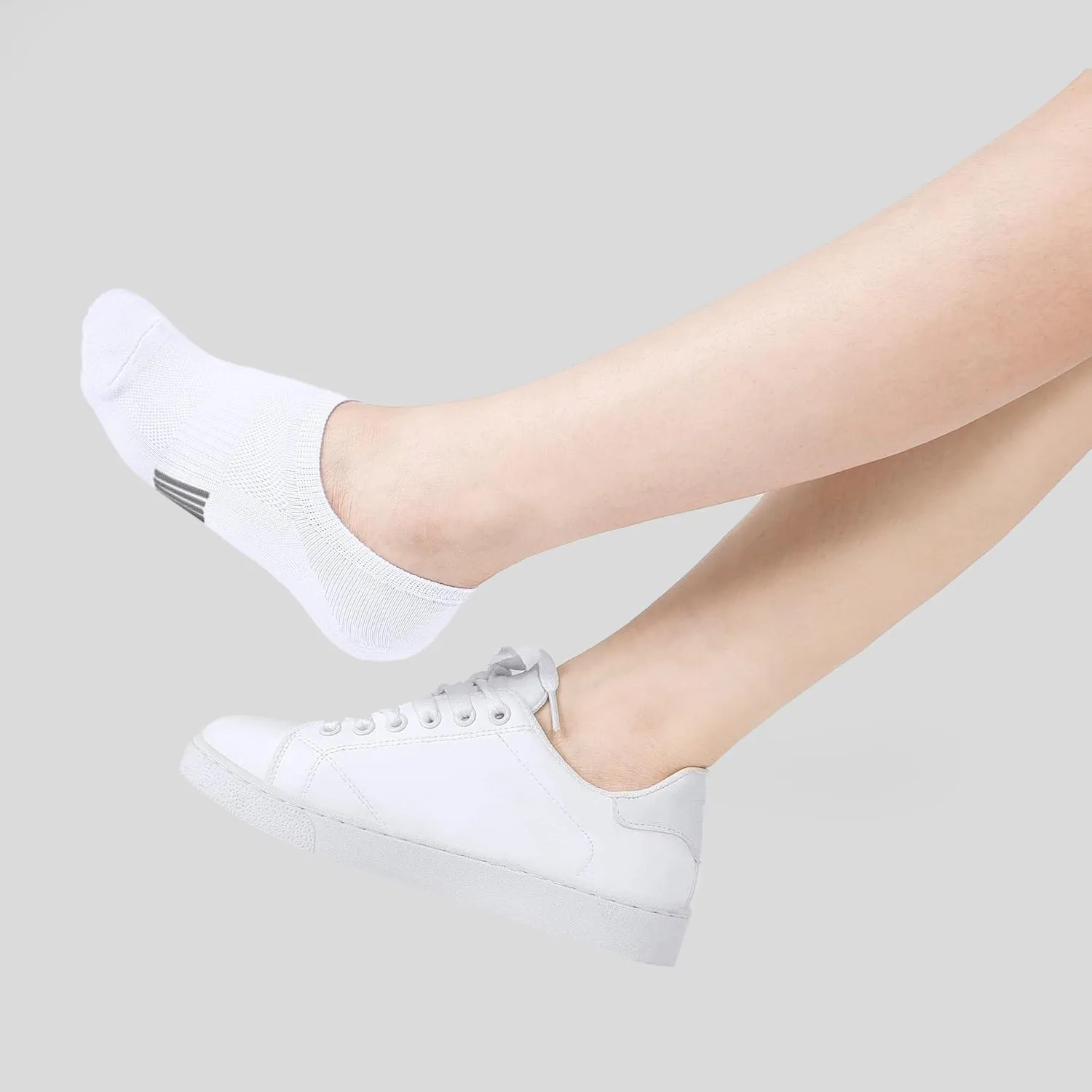 No Show Socks Womens Low Cut Non Slip Athletic Cotton Invisible Women Sock 5 Pairs