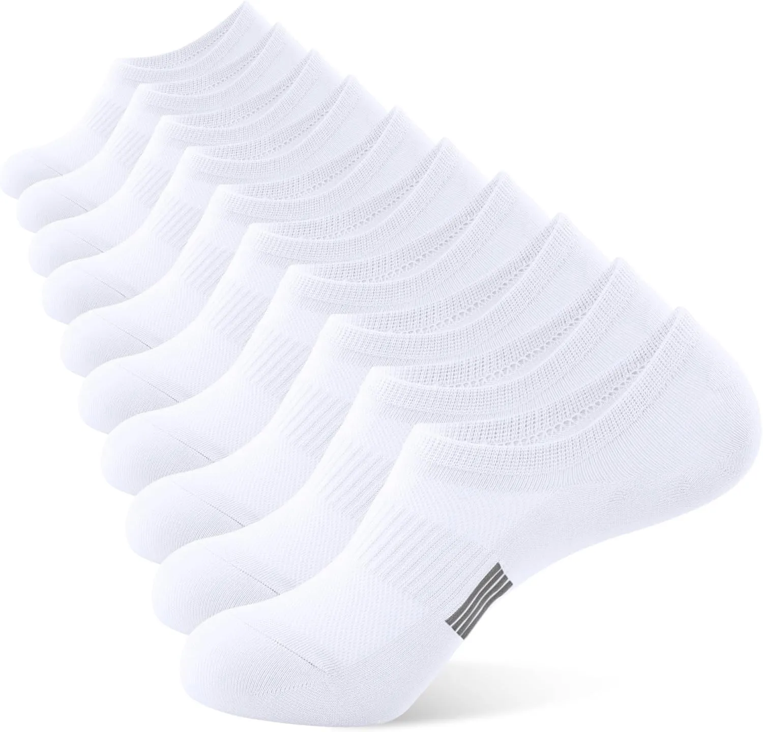 No Show Socks Womens Low Cut Non Slip Athletic Cotton Invisible Women Sock 5 Pairs
