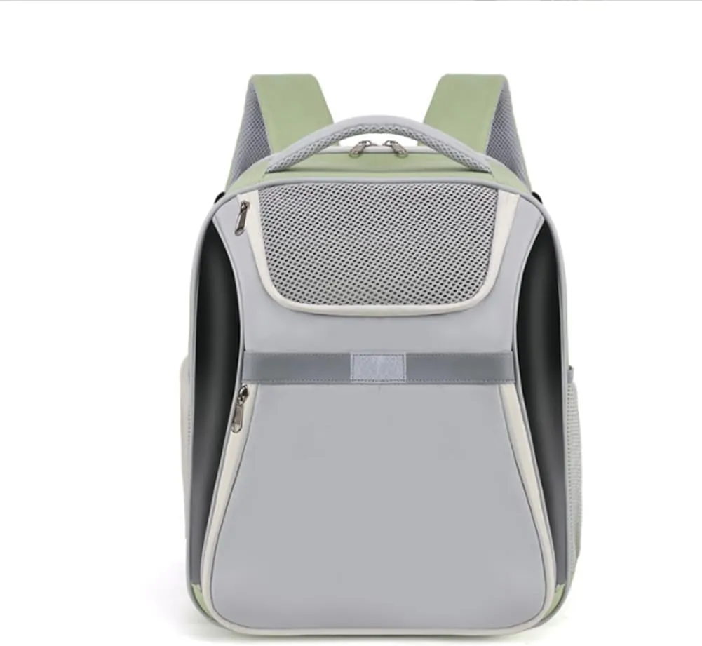 Outdoor Pets Expandable Backpacks Portable Backpacks Cats and Dogs (Grey)
