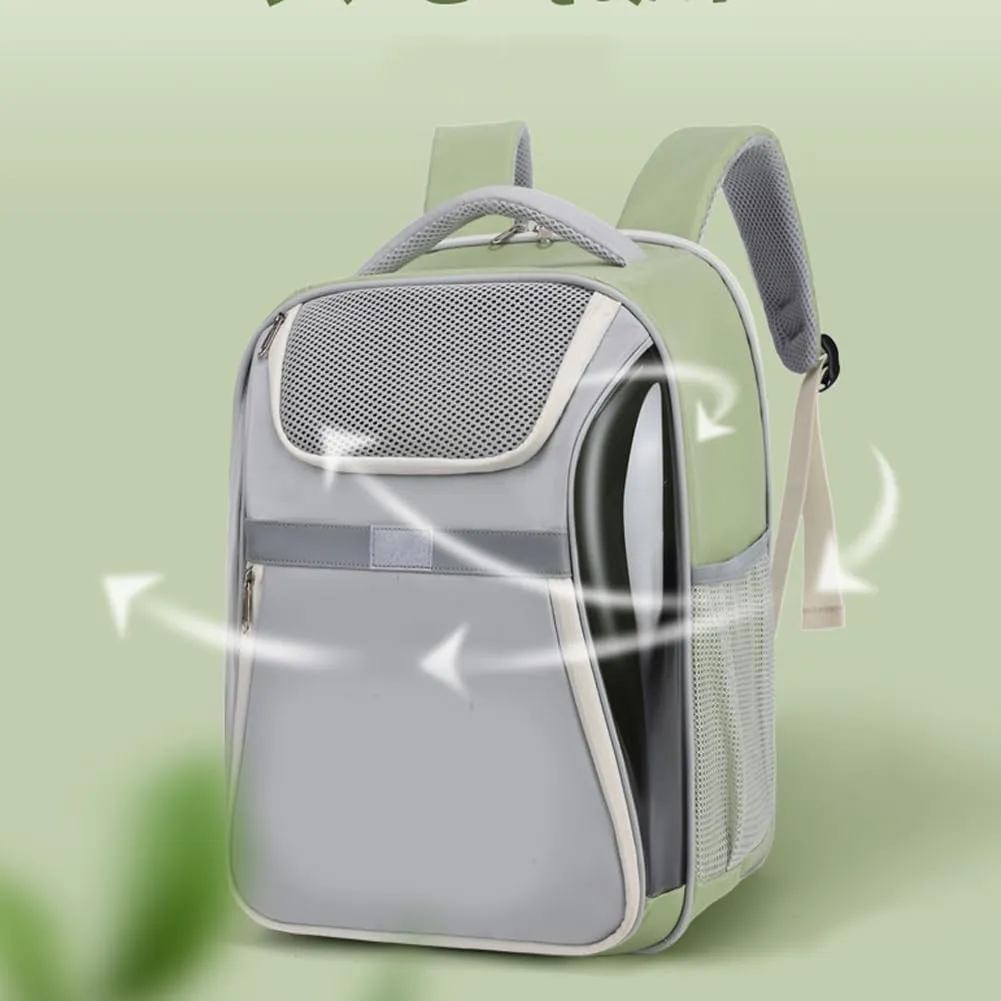 Outdoor Pets Expandable Backpacks Portable Backpacks Cats and Dogs (Grey)