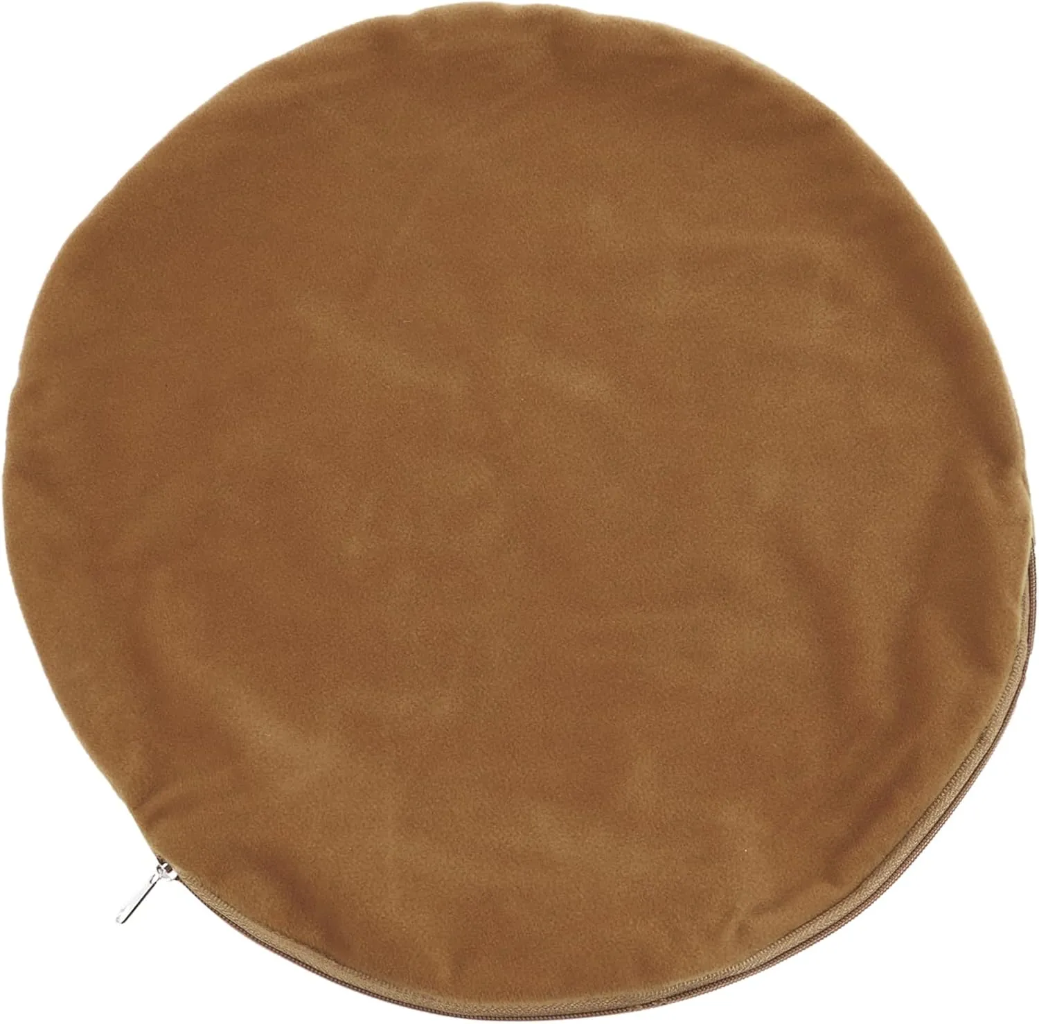 Pet Electric Pad Cover Replacement for Heated Bed Cat Soft Cotton 30x30cm Brown