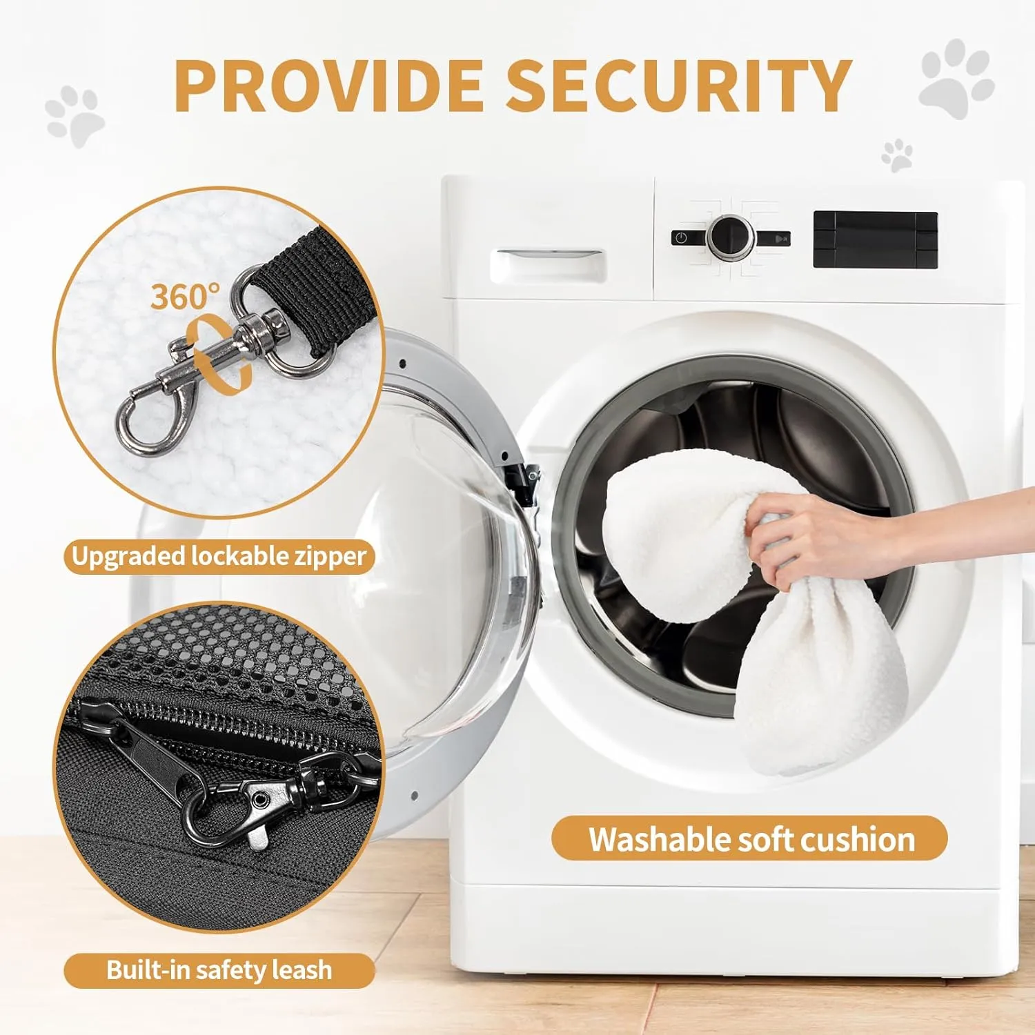 Petsfit Cat Carrier Airline Approved, 19 x 9 x 12 Soft-Sided Pet Carrier, 3 Carrying Ways, Lightweight, Breathable, Escape Proof, with Adjustable Shoulder Strap and Soft Cushion Black
