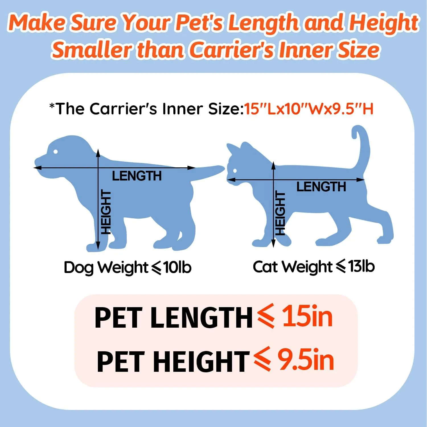 Petskd Top and Side Expandable Pet Carrier 17x12x8.5 Inches JetBlue Frontier Spirit Airline Approved, Soft-Sided Carrier for Small Cats and Dogs with Locking Safety Zipper and Anti-Scratch Mesh(Black)