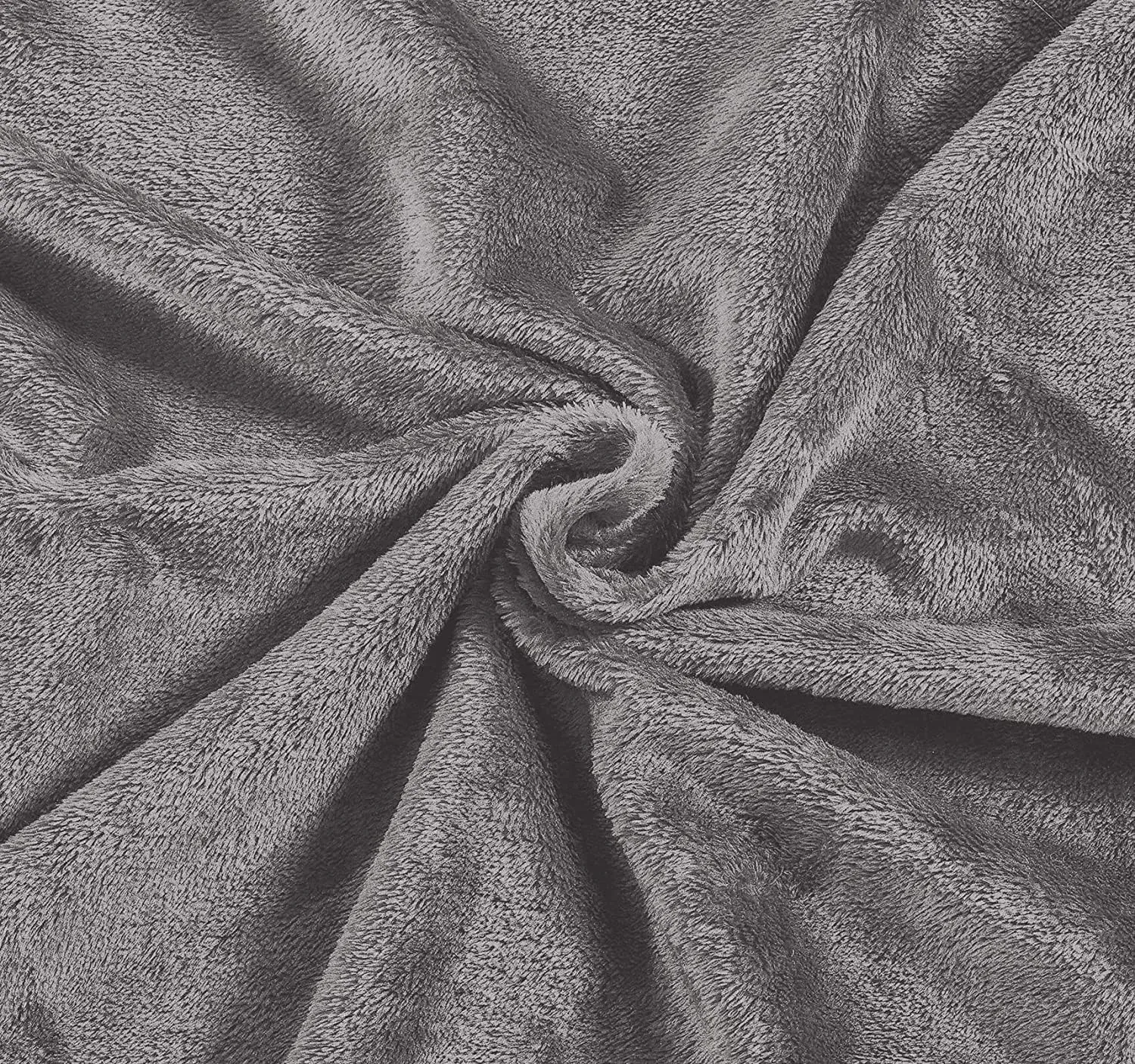 Polar Fleece Throw Blanket for Couch, Twin Bed, Chair, Kids, Adults, Pets 50x60 Soft Cozy Reversible Throw Blanket (Charcoal Grey)
