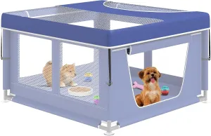Puppy Playpen Cover, Fit for 42X42 Inch Dog Playpen, Used to Prevent Pets from EscapingContains Only Cover