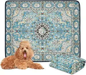 Qeils Washable Pee Pads for Dogs, 2 Pack Reusable Puppy Pads 36"x41" Super Absorbent Leakproof Dog Training Pads, Non-Slip Potty Pads for Floor, Crate, Couch, Whelping Pads Litter Mat Pet Supplies