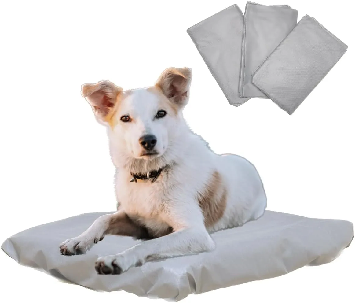 Tailbop Disposable Pet Bed Covers, Fits All Dog and Cat Beds or Mats, Waterproof, Odor and Dirt Resistant, 3 Pack (S-M)