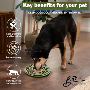 Tree Design Lick Mat for Dogs and Cats, Slow Feeder, Anxiety Relief, Improve Grooming Session, Dog Toy to Keep Busy