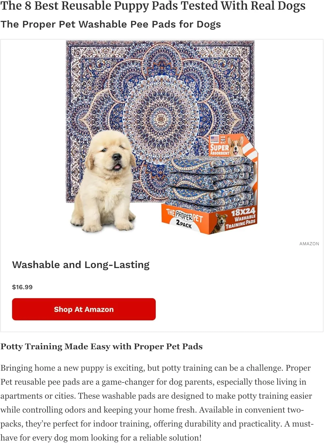 Washable Pee Pads for Dogs 28x32 - 2Pack Super Absorbent Reusable Puppy Potty Training Pad - Waterproof Cloth Whelping Blankets - Urine Leakage & Non-Slip Mat for Housebreaking Carpet