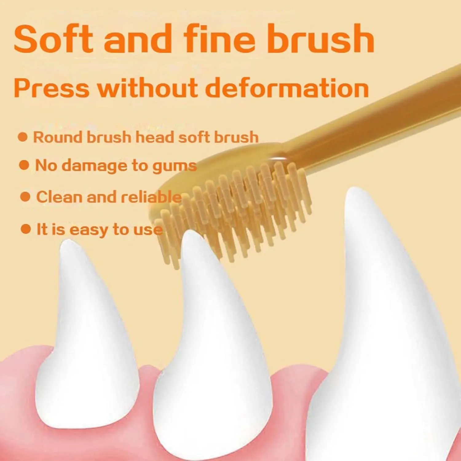Zentric Dog Toothbrush, Flexibrush Pet Toothbrush, Flexi Brush Pet Toothbrush, Nanoflex Pet Toothbrush with Tongue Scraper, 360 Soft Silicone Dog Cat Toothbrush and Toothpaste (Vanilla Flavor)
