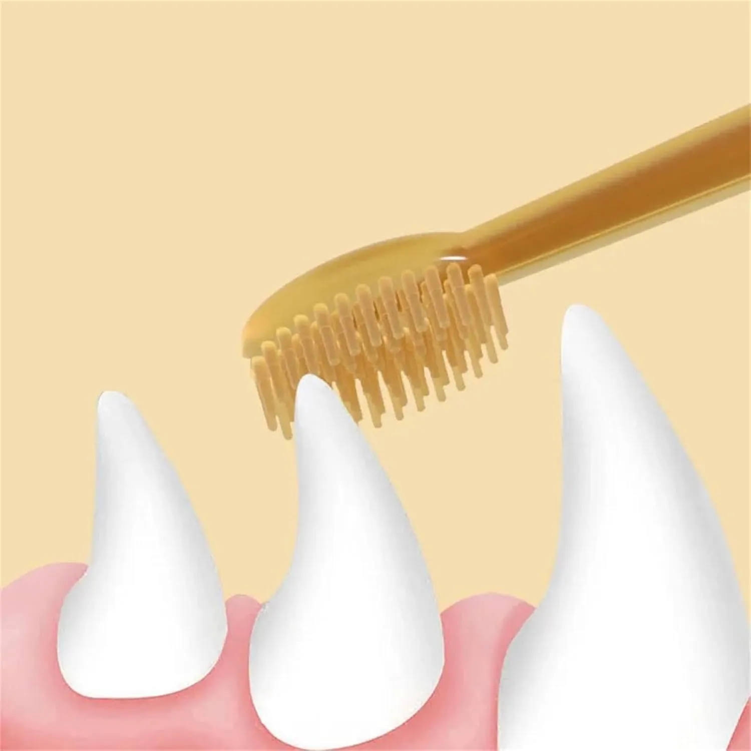 Zentric Dog Toothbrush,Zentric Pet Toothbrush,Pet Toothbrush with Tongue Scraper,360 Pet Toothbrush Dual Head Soft Silicone,Tongue Cleaner for Pet Tooth Brushing, Soft and Durable (5pcs)